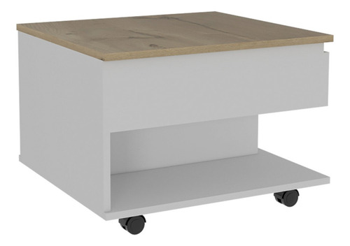 Mesa Auxiliar Modelo Luanda Color Blanco Mate