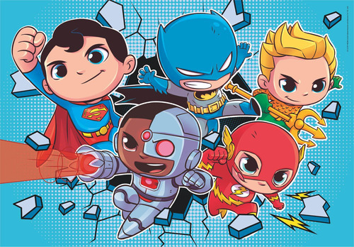 2 Rompecabezas Superamigos Flash Batman 60 Pz Clementoni