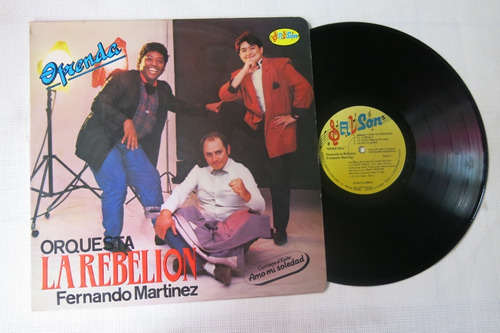 Vinyl Vinilo Lp Acetato Fernando Martinez Orquesta La Rebeli