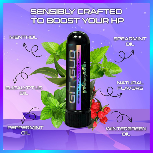 Amplificador De Foco De Vapor Git Gud Energy + Nasal Stick (