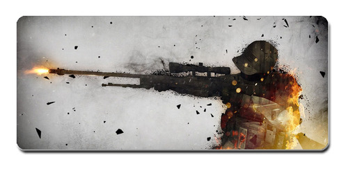 Pad Escritorio Csgo Sniper L 60x25cm Gamer M01