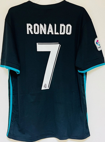 Jersey Real Madrid 2018 Tercero Negro Ronaldo