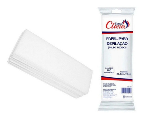 Papel Para Depilação Falso Tecido 100 Unidades