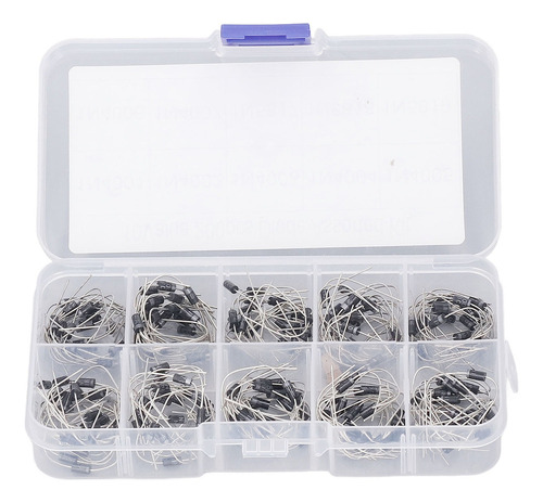 Diodo Rectificador De 200 Piezas 1n4001 A 1n4007 A 1n5819