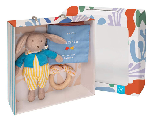 Manhattan Toy Petit Artiste Bunny Doll - Juego De Regalo Par