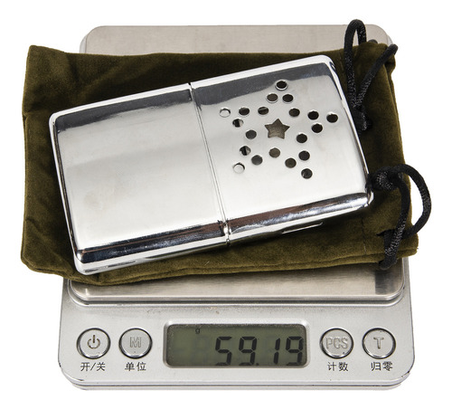 Calentador Manos Metal Portátil Para Exteriores 2 P