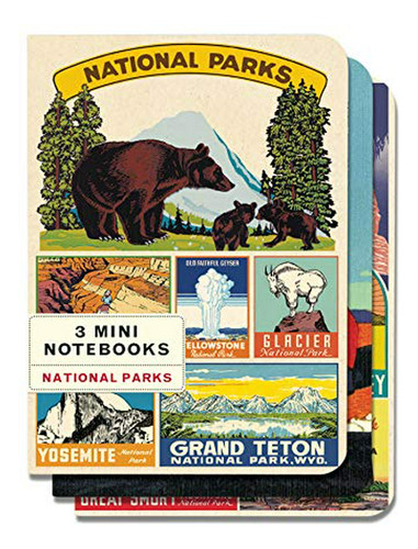 Cuadernos - Cavallini & Co. National Parks Mini Notebooks