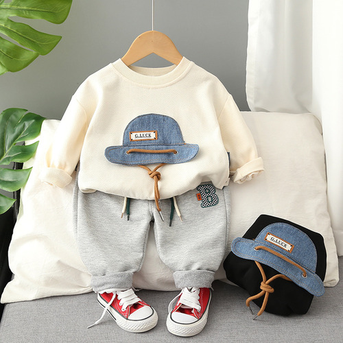Conjunto De Pantalones Con Capucha De Algodón Para Niños, Pr
