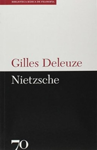 Nietzsche, De Deleuze, Gilles. Editora Edicoes 70 - Almedina, Capa Mole Em Português