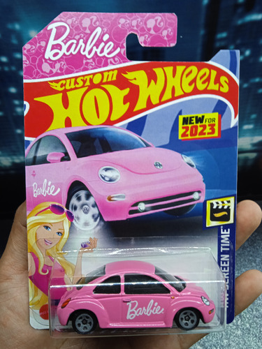 Custom Hot Wheels Barbie Vw Beetle Screen Time Volkswagen 
