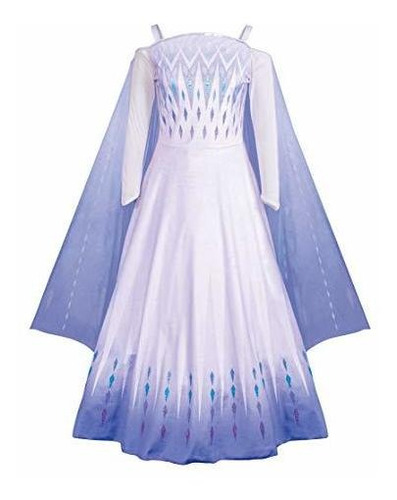 Disfraz Talla Medium (8|10) Para Mujer De Elsa, Disney