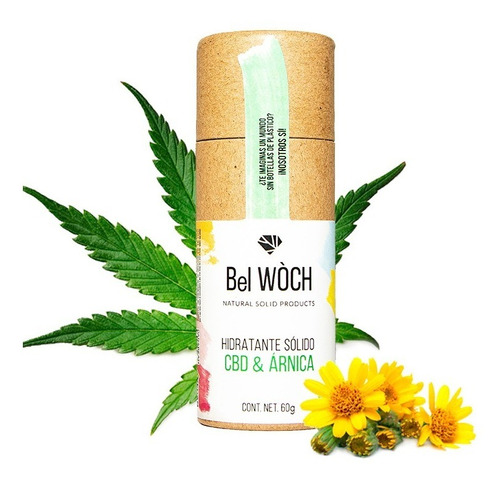 Bálsamo Sólido Bel Wòch 100% Natural En Barra Árnica