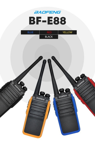 Imagen 3 de 7 de Radio Comunicacion Walkie Talkie Marca Baofeng E88