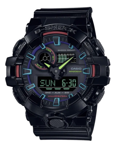 G Shock Ga 700rgb 1a Original Gama Virtual Rainbow Colores