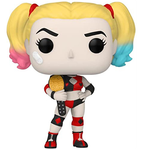 Funko Pop Heroes Dc Harley Quinn Con Cinturón Figura Vin Px