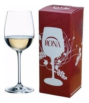 Imagen 2 de 4 de Copa De Cristal Rona 450 Ml En Caja De Regalo