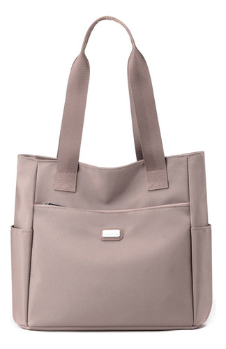 Bolso Grande Para Mujer, Bandolera De Nailon, Con Asa Su [u]