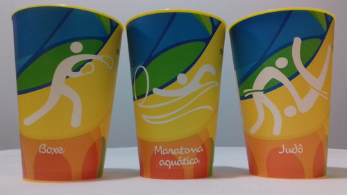 Coleção Copos Skol Olimpiadas Esportes Medalha Rio 2016 Opb