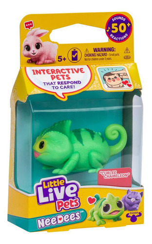 Moose Little Live Pets Needees Curlee Camaleon