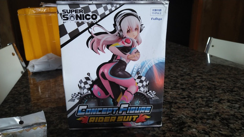 Furyu Super Sonico Conceito Rider Suit Figura Original