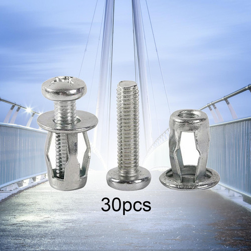 30 Tuercas Remachadas En Forma De Pétalo Para Colocar Metal