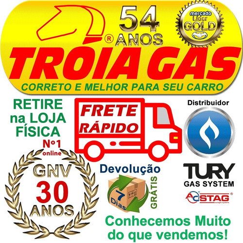 Motor De Passo T2100 Tury P/ Gerenciador De Fluxo De Gás