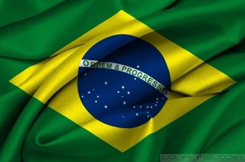 Imagem 1 de 3 de Bandeira Do Brasil Oficial Dupla Face (1,50 X 0,90)