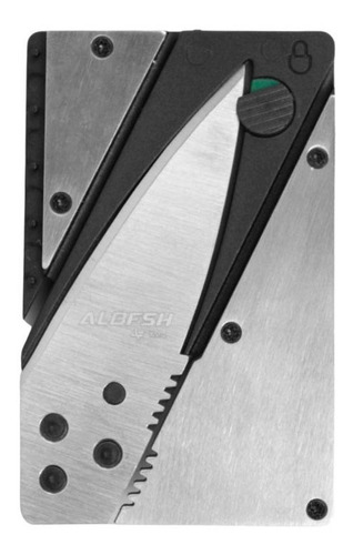 Canivete Cartão Aço Inoxidável Kmc - Albatroz Cor Inox