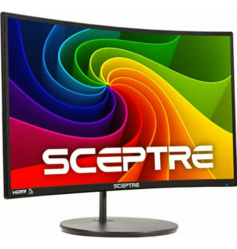 Sceptre Monitor Led 24 Curvado 75hz Para Juegos, Full Hd