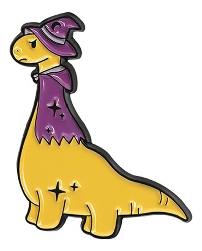 De 6 Alfileres De Esmalte De Dinosaurio Insignias Coloridas