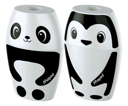 Apontador Com Depósito Escolar Shakky Panda 1 Furo Maped