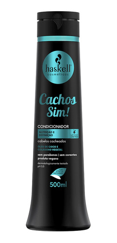 Condicionador Cachos Sim! 500ml Haskell
