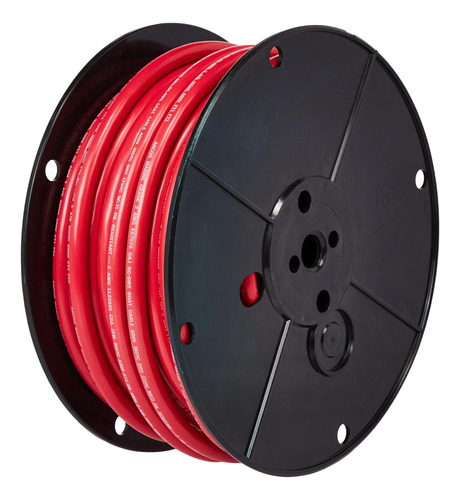 Cable Batería Cobre Ancra 2 Awg (32 Mm2) Rojo 100