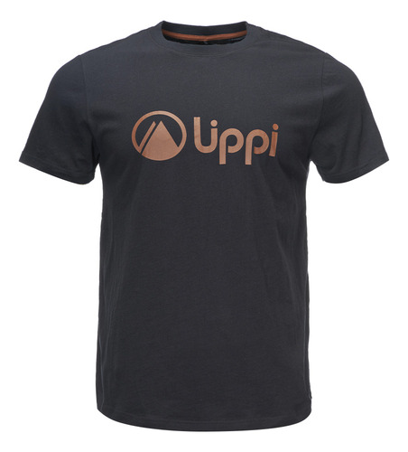 Polera Hombre Lippi Logo  Uv-stop T-shirt Negro