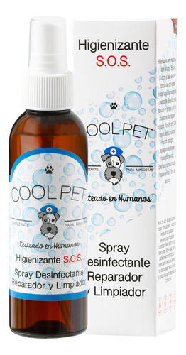 Higienizante S.o.s. Coolpet Spray Para Mascotas Perros Gatos
