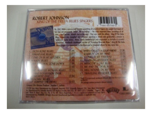 Versión estándar sellada del CD King Of Delta Blues Singers de Robert Johnson