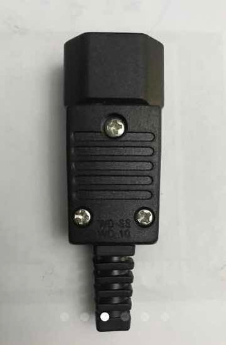 Conector Iec320 Nema C14 (macho) 110-220vac 10a. Nuevo (Usado)