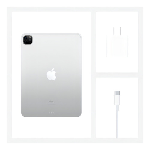 iPad Pro 2nd generation 2020 A2228 11" 128GB plata 6GB de memoria RAM - Excelente (Reacondicionado)