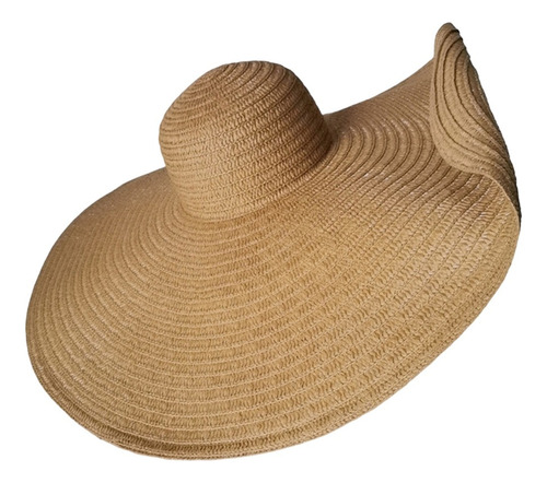 Sombrero De Playa Plegable Con Ala Ancha Y Enrollable