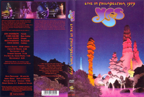 Yes - Live In Philadelphia 1979