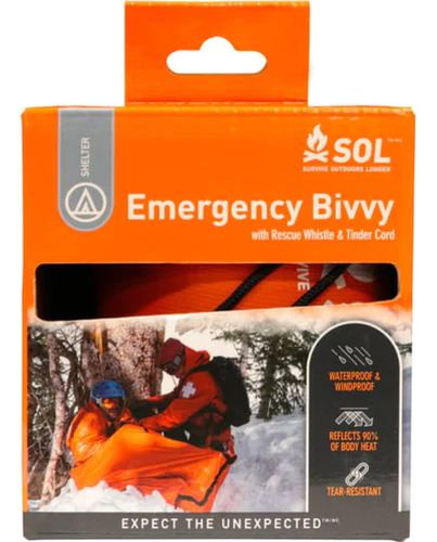 Manta Emergencia Emergency Bivvy W/ Rescue Whistle Sol Color