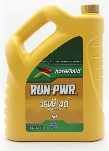 Aceite De Motor Roshfrans Run-pwr 15w40 5 L