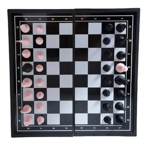 Tablero Ajedrez Juego Mesa Plegable Magnético Chess Portatil