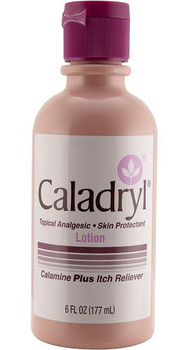 Caladryl Pink Calamine Skin Protectant Plus Itch Relief, 6 O