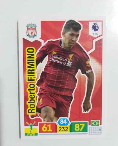 Carta Roberto Firmino Adreanalyn Premier League 2019-2020