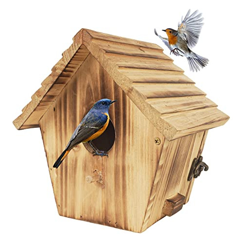 Outdoor Hanging Bird House Outdoor Wooden Bird House Ou...