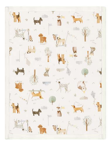 Kit 2 Toalhinhas Boca Algodão Egípcio Mini & Co. Cachorrinho