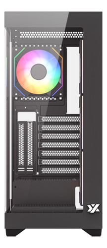 Gabinete Xyz Titanium View X-cs-titanium300-b 4 Fans