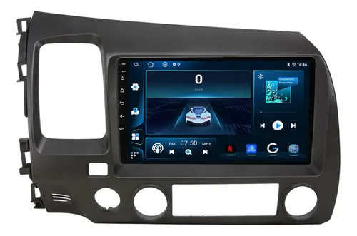 Multimidia Uppertech New Civic 9p Octacore Carplay 6gb 128gb Grafite