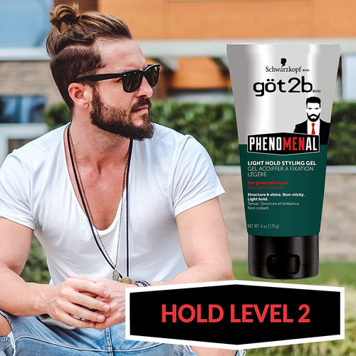 Got2b Gel Para El Cabello De Estilo Fenomenal De Luz, 6 Onza